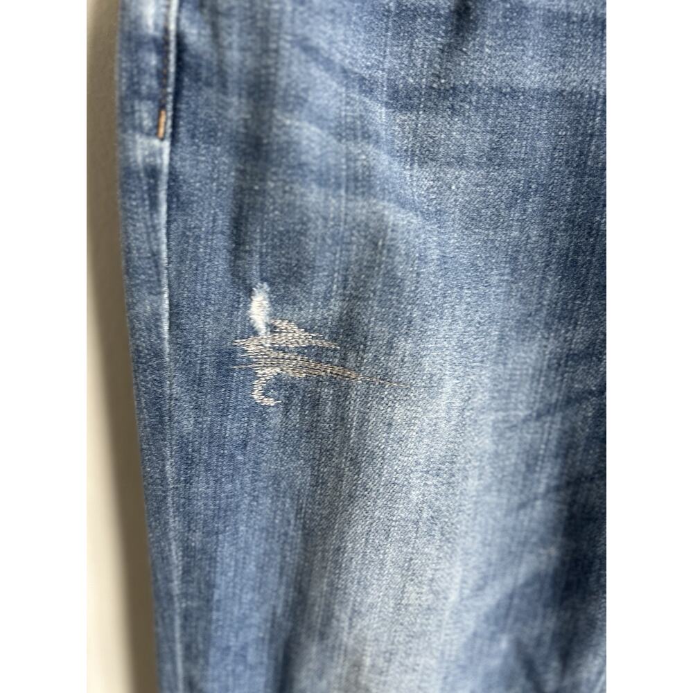 White House Black Market Jeans Womens The Girlfriend Soft Denim Light Distressed - Picture 5 of 12